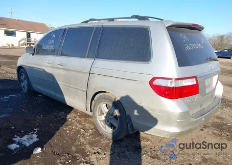 2007 Honda Odyssey Touring из США, поврежденный, VIN 5FNRL38867B110928